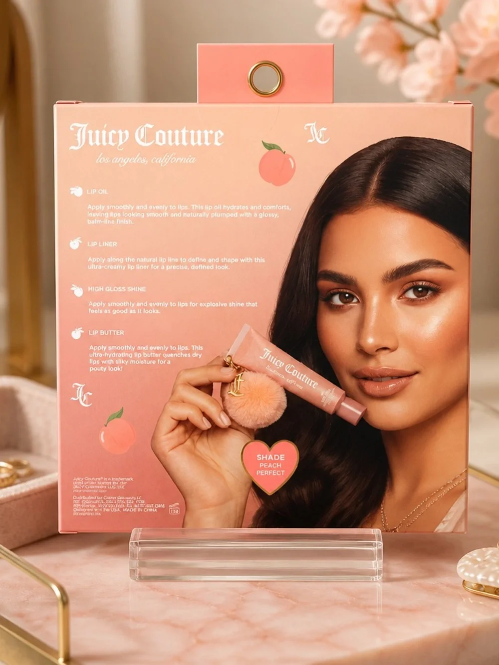 Juicy Couture Peach-Glow Lip Kit - Peach Pink
